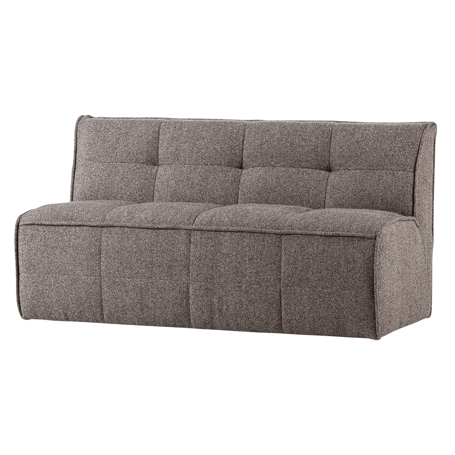 Panca in tessuto bouclé Nuvia 164x86 cm