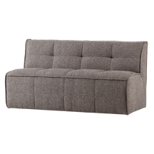 Panca in tessuto bouclé Nuvia 164x86 cm