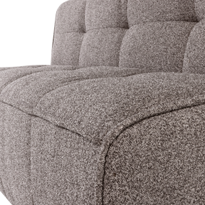 Panca in tessuto bouclé Nuvia 164x86 cm