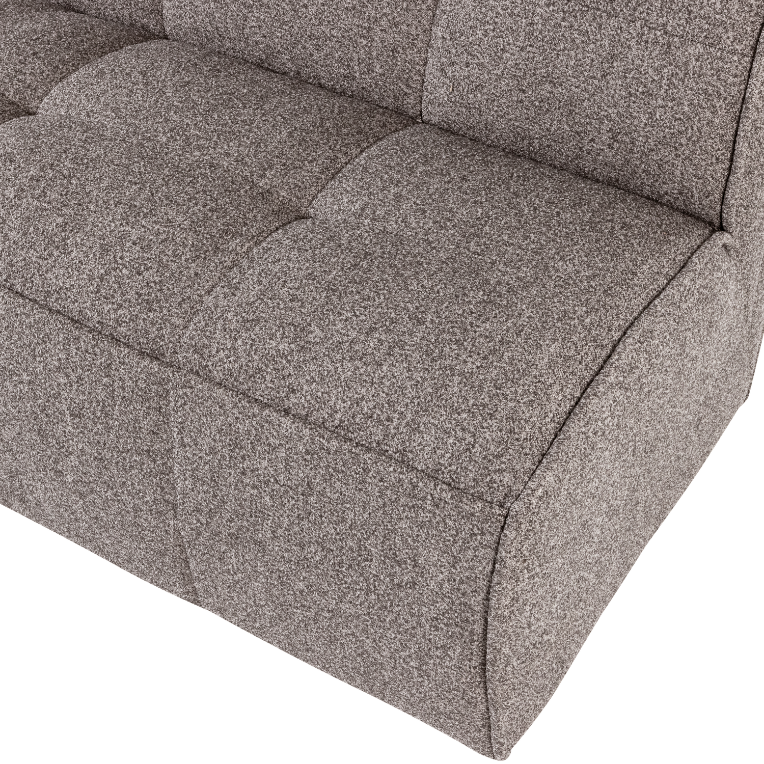 Panca in tessuto bouclé Nuvia 164x86 cm