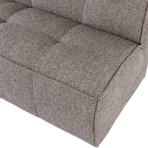 Panca in tessuto bouclé Nuvia 164x86 cm
