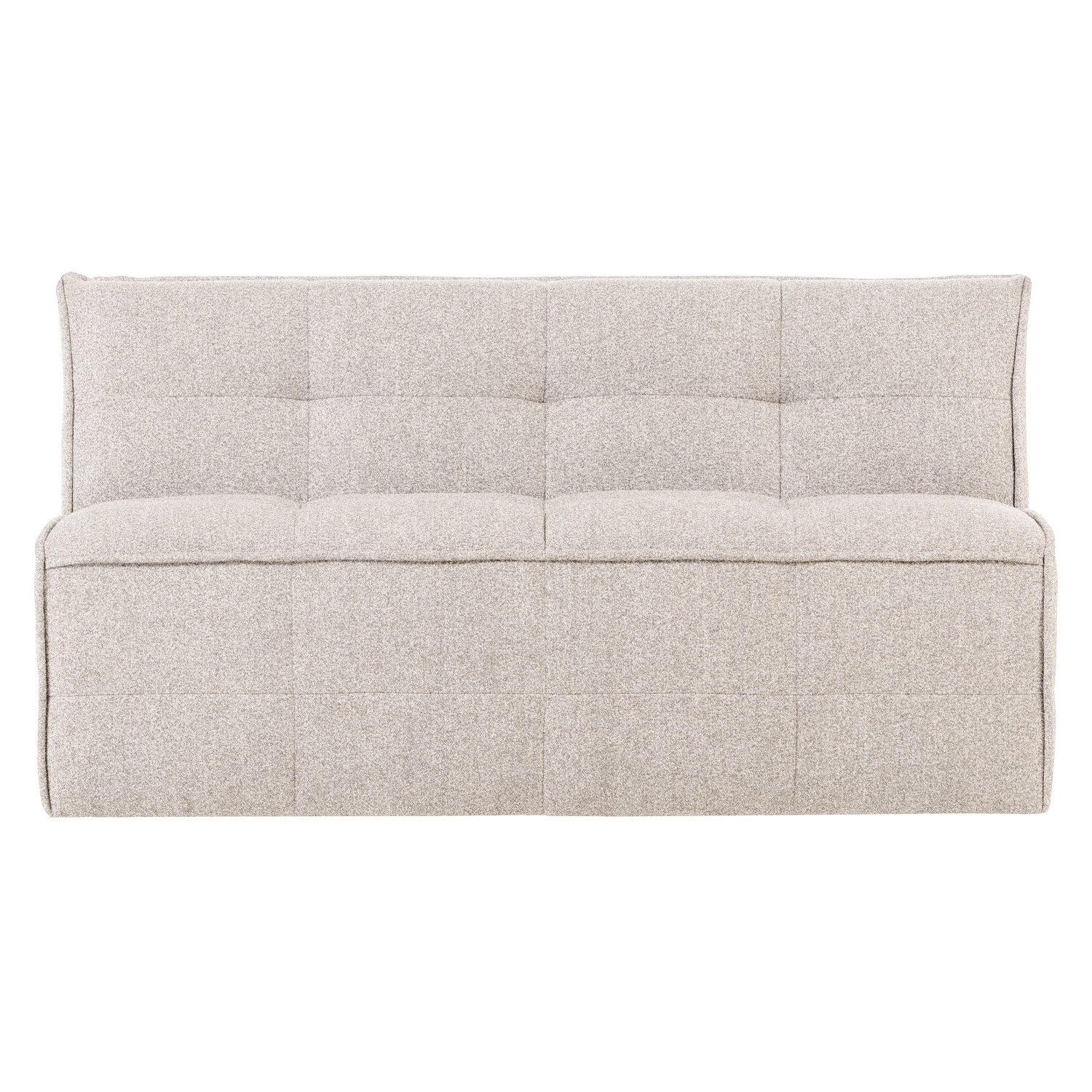 Panca in tessuto bouclé Nuvia 164x86 cm