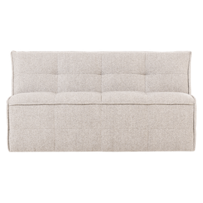Panca in tessuto bouclé Nuvia 164x86 cm