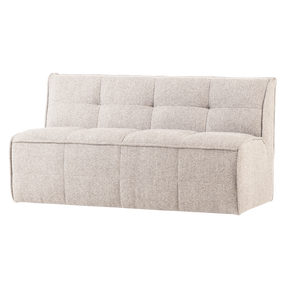 Panca in tessuto bouclé Nuvia 164x86 cm