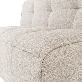 Panca in tessuto bouclé Nuvia 164x86 cm