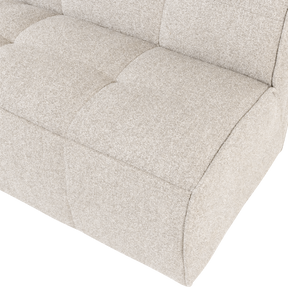 Panca in tessuto bouclé Nuvia 164x86 cm