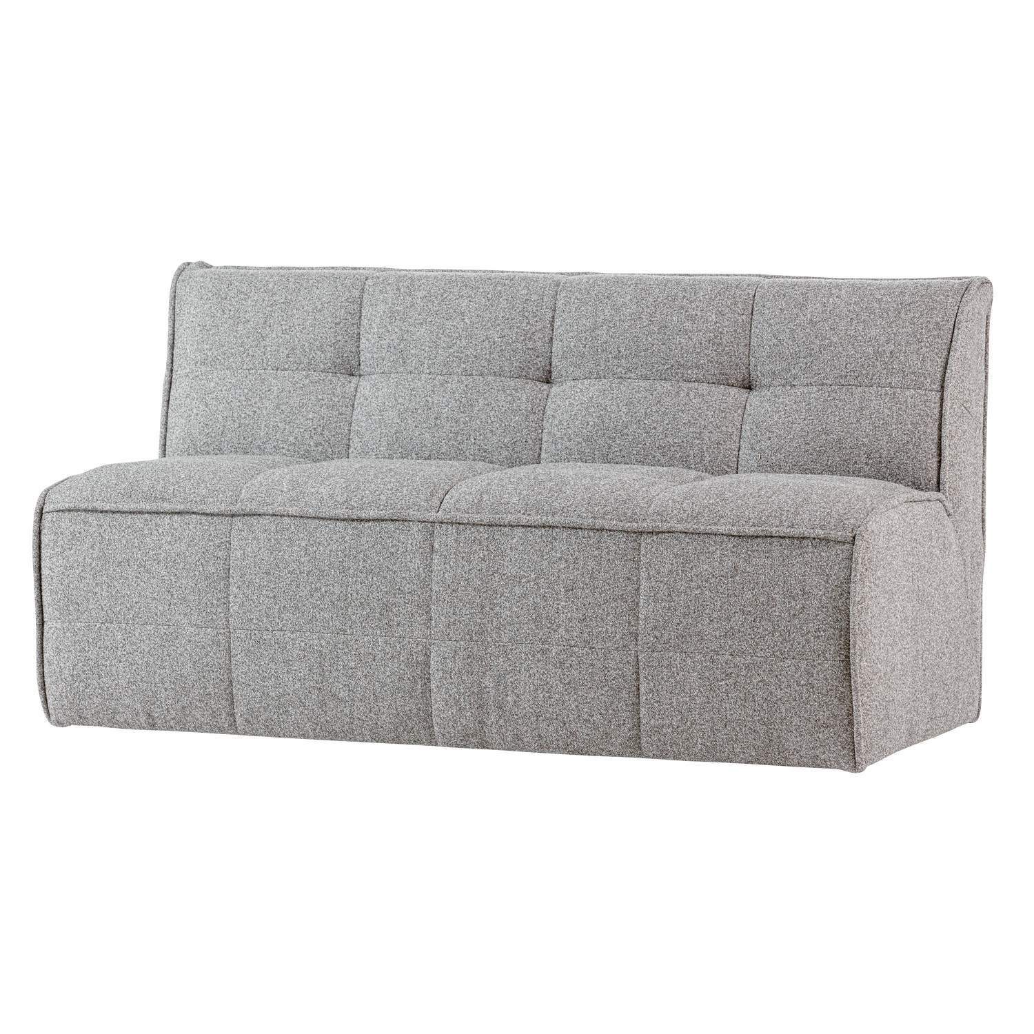 Panca in tessuto bouclé Nuvia 164x86 cm