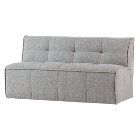 Panca in tessuto bouclé Nuvia 164x86 cm