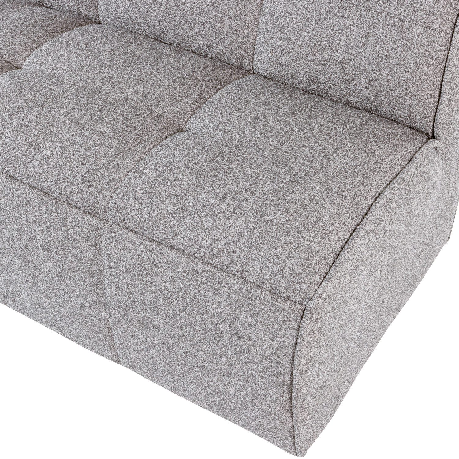 Panca in tessuto bouclé Nuvia 164x86 cm