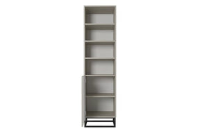Libreria 1 anta con piede in metallo Asha 50x190 cm