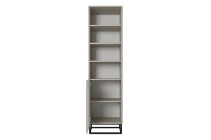 Libreria 1 anta con piede in metallo Asha 50x190 cm