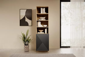 Libreria 1 anta Asha 50x180 cm