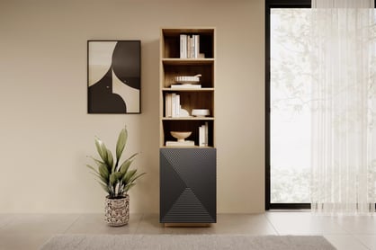 Libreria 1 anta Asha 50x180 cm