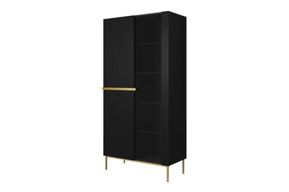 Vetrina 2 ante con piede in metallo Nicole 200x100 cm