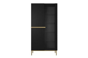 Vetrina 2 ante con piede in metallo Nicole 200x100 cm