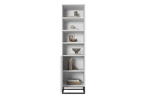 Libreria 1 anta con piede in metallo Asha 50x190 cm