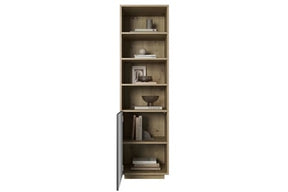 Libreria 1 anta Asha 50x180 cm