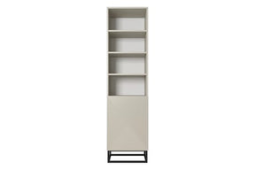Libreria 1 anta con piede in metallo Asha 50x190 cm