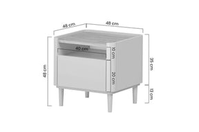 Comodino 1 cassetto Elivo