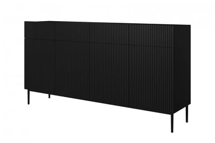 Madia 4 ante 4 cassetti con piede in metallo Nicole 200x105 cm