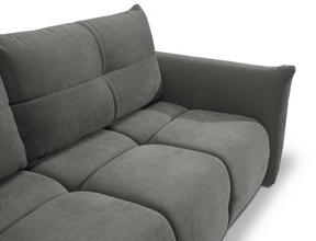 Divano letto in tessuto cinigliato Lisbona 245x110/144 cm