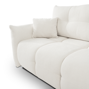 Divano letto angolare in tessuto cinigliato Dublino 257x111/177 cm