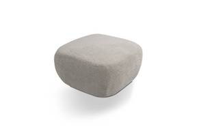 Pouf in tessuto bouclè Madrid 75x39 cm