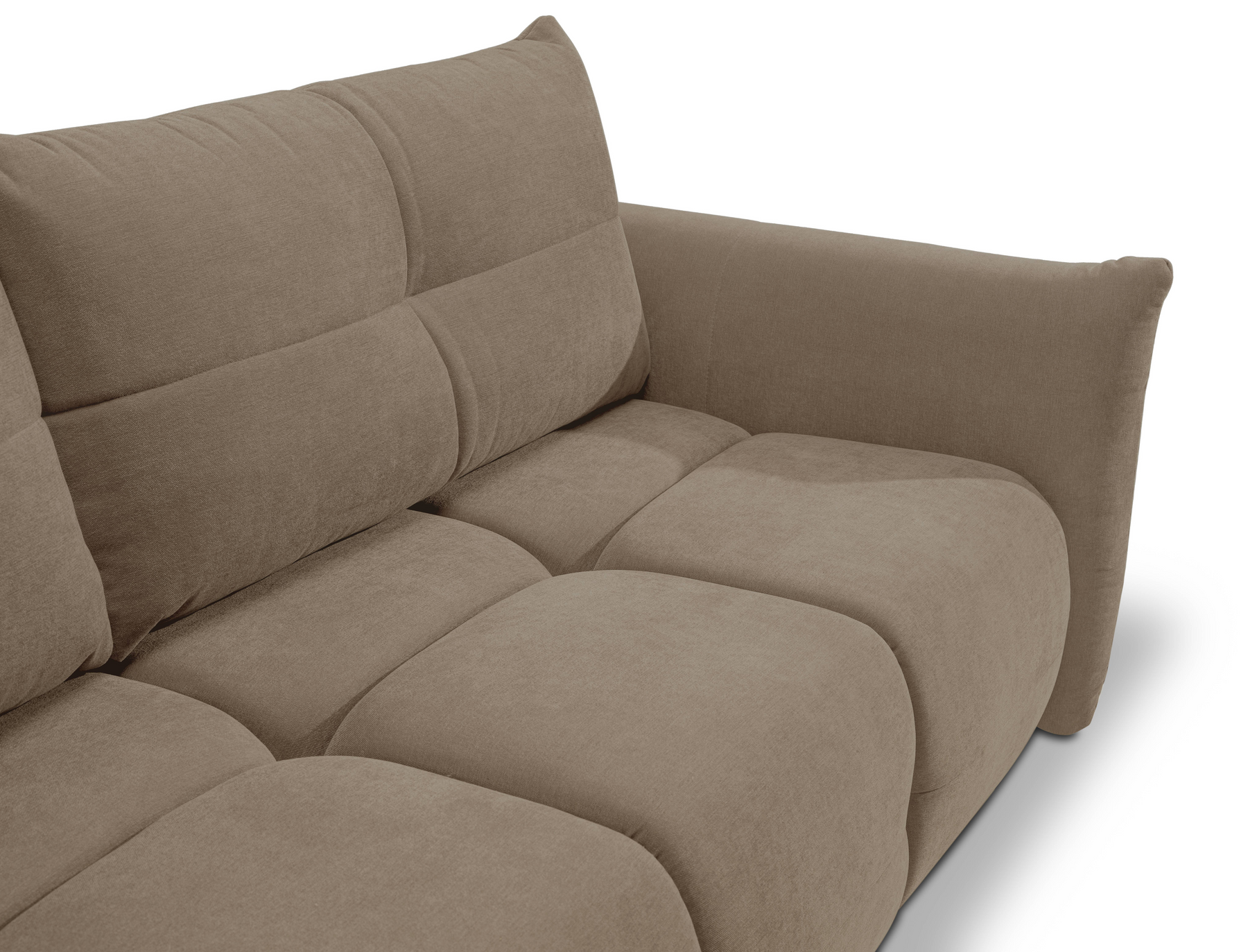 Divano letto in tessuto cinigliato Lisbona 245x110/144 cm