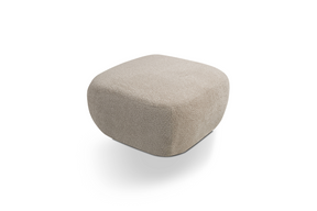 Pouf in tessuto bouclè Madrid 75x39 cm