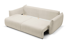 Divano letto in tessuto cinigliato Marsiglia 240x108/145 cm