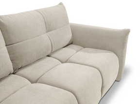 Divano letto in tessuto cinigliato Lisbona 245x110/144 cm