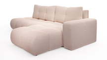 Divano letto angolare in tessuto cinigliato Vienna 286x177 cm
