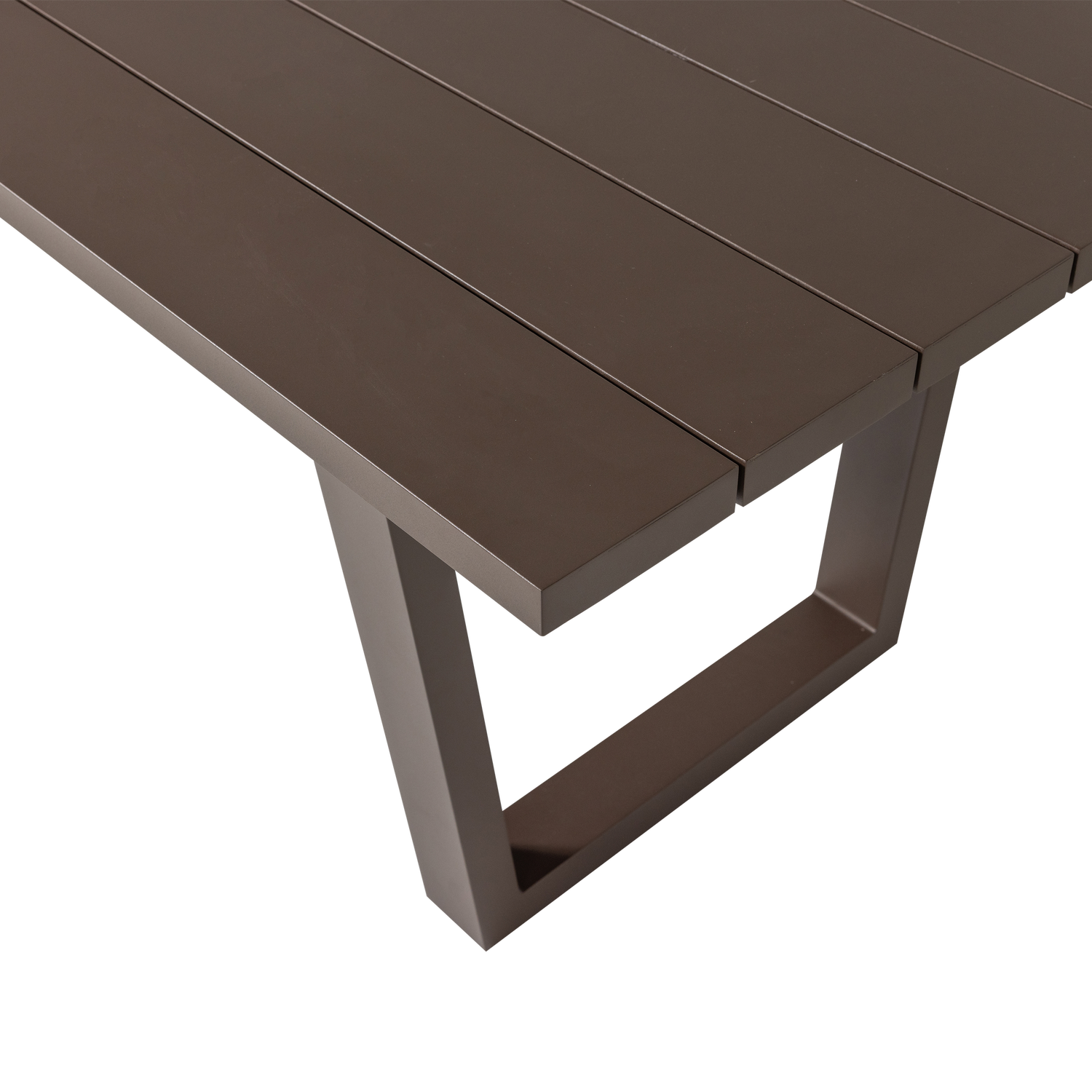 Tavolo da esterno in alluminio Solan 240x75 cm