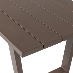 Tavolo da esterno in alluminio Solan 240x75 cm