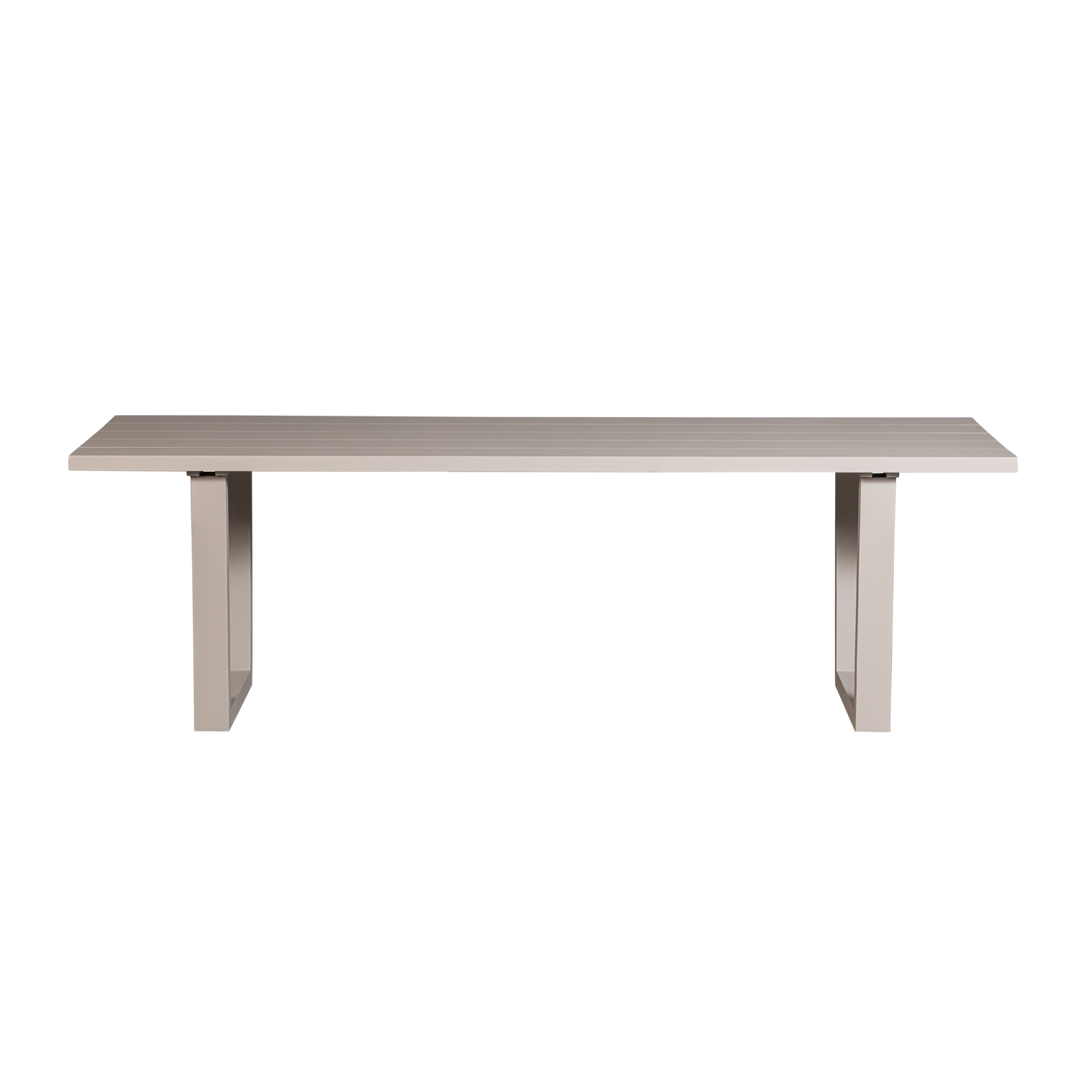 Tavolo da esterno in alluminio Solan 240x75 cm