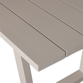 Tavolo da esterno in alluminio Solan 240x75 cm