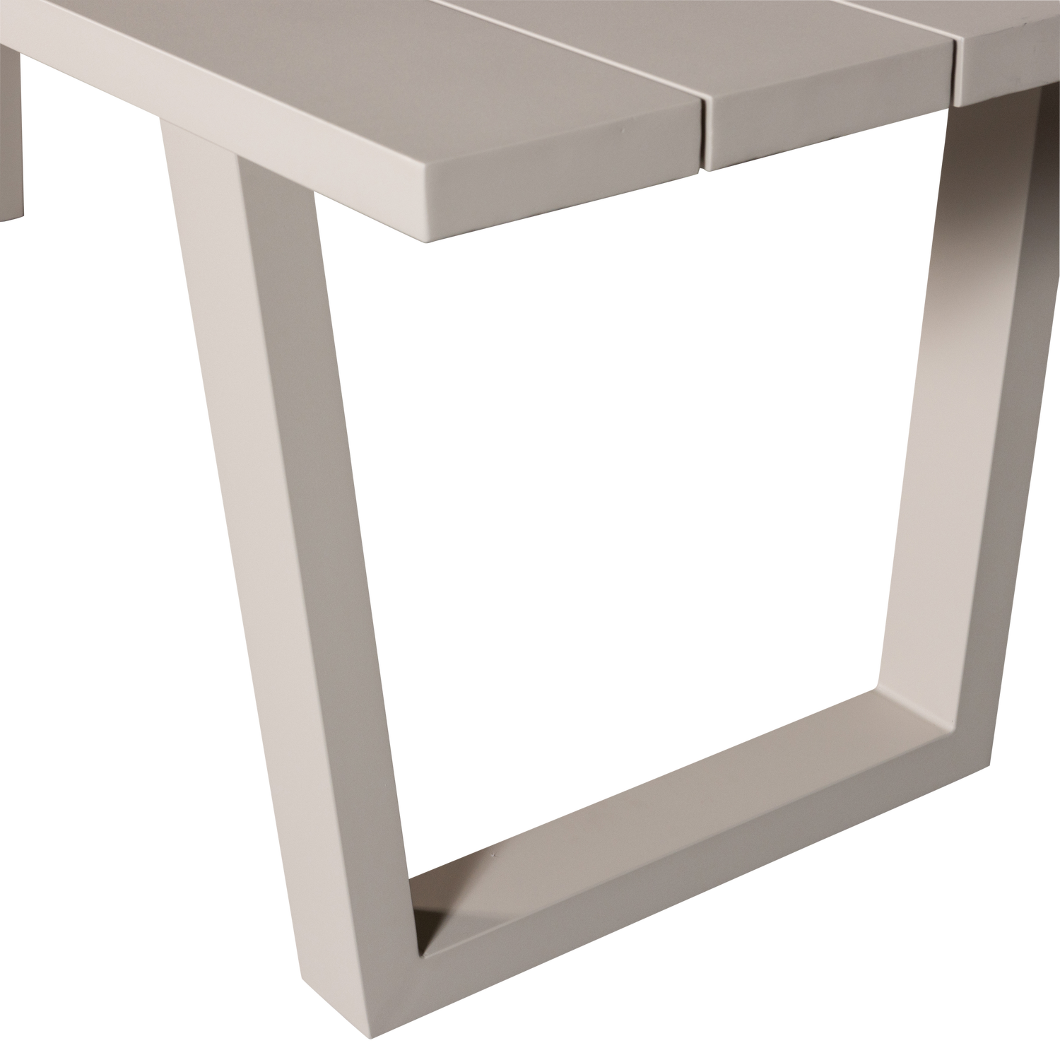 Tavolo da esterno in alluminio Solan 240x75 cm