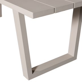 Tavolo da esterno in alluminio Solan 240x75 cm