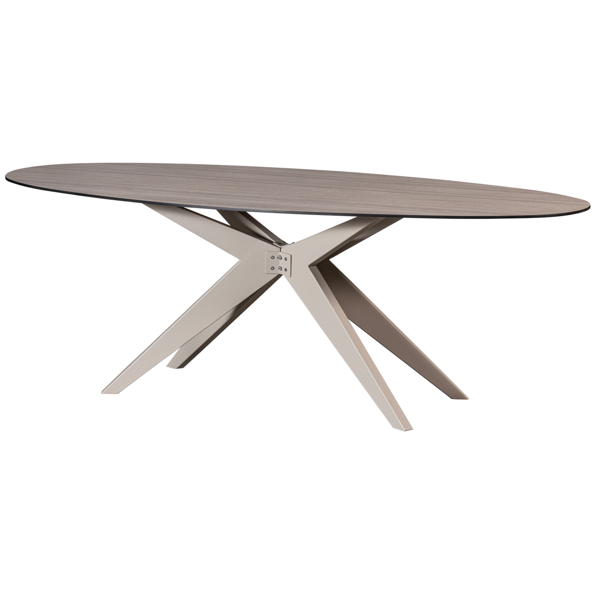 Tavolo da pranzo da esterno in alluminio Elk 220x75 cm