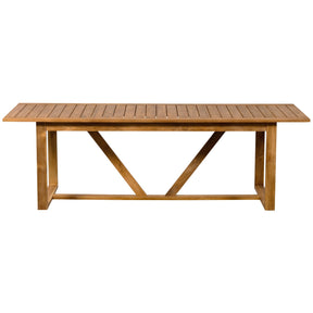 Tavolo da esterno in legno di teak Beaver 240x75 cm