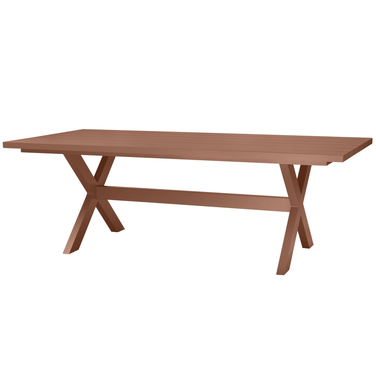 Tavolo da picnic in alluminio Delta 220x75 cm