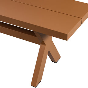 Panca da picnic in alluminio Delta 220x45 cm