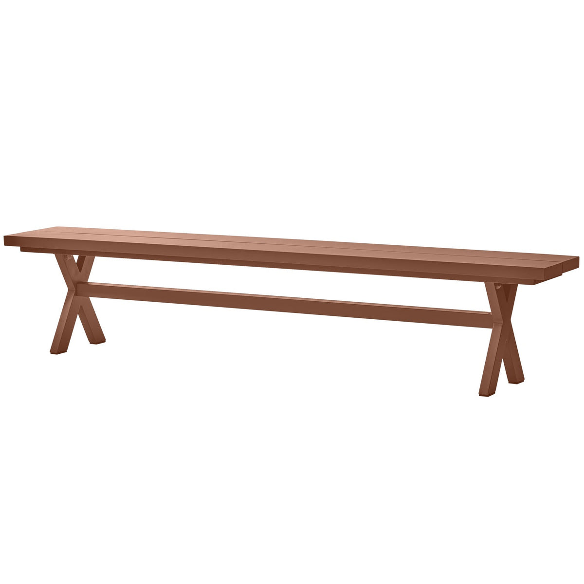 Panca da picnic in alluminio Delta 220x45 cm