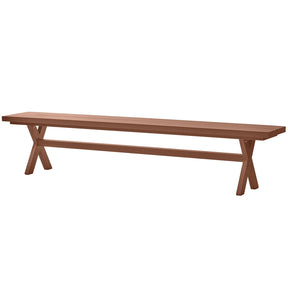 Panca da picnic in alluminio Delta 220x45 cm
