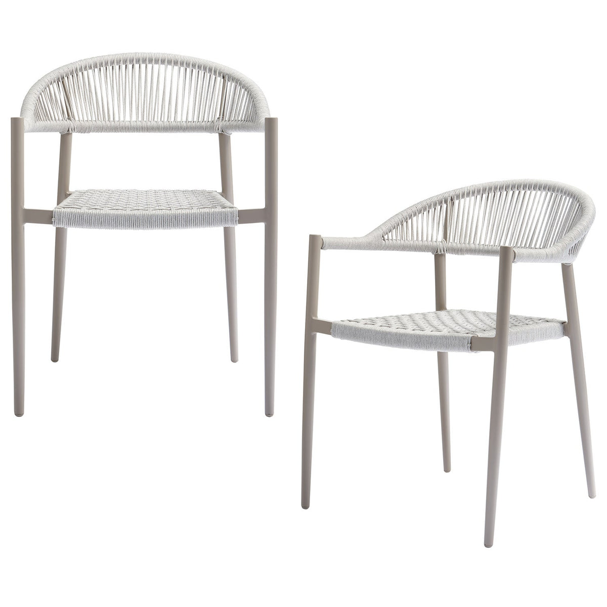 Set di 2 sedie da esterno Giana 77x57 cm