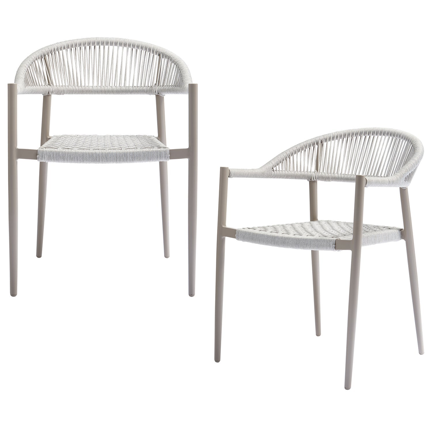 Set di 2 sedie da esterno Giana 77x57 cm