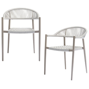 Set di 2 sedie da esterno Giana 77x57 cm