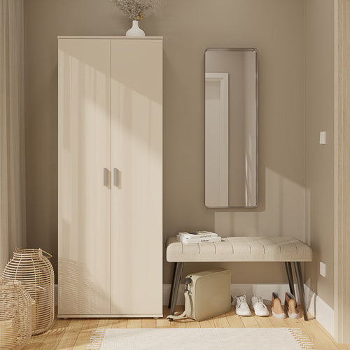 Armadio 2 ante cashmere Vira 184x69 cm