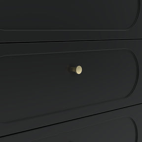 Mobile TV 2 cassetti con gamba in metallo nero Alma 150x60 cm