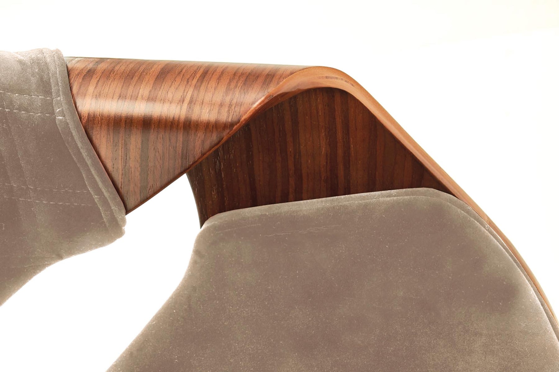 Sedia in legno/tessuto Camilla 56x77 cm